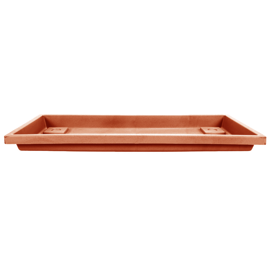 Venetian Flower Box Saucer 24.00 Clay - 6 per case - Decorative Planters